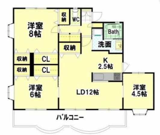 ベルリーフIIの物件間取画像